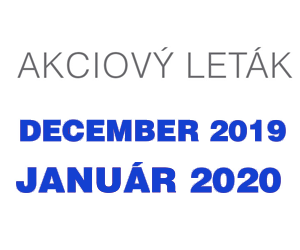Akciový leták | December / Január